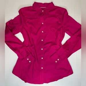 Banana Republic Women’s Pink Long Sleeve Button-Down Dress Shirt - Size 8